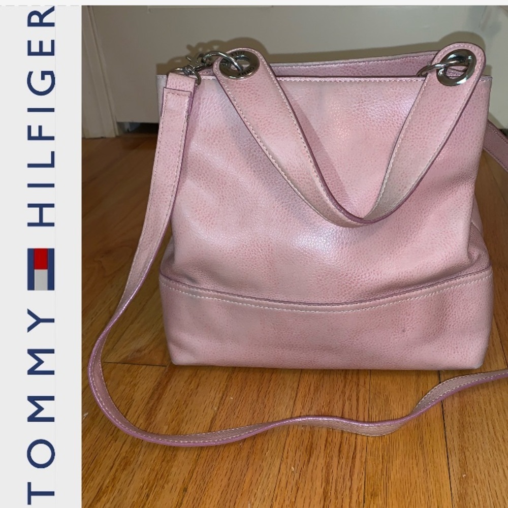 Tommy Hilfiger Vintage Pale Pink Leather Purse